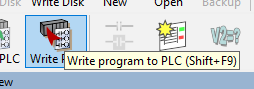 Download to the PLC