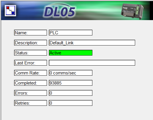 Successful connection window