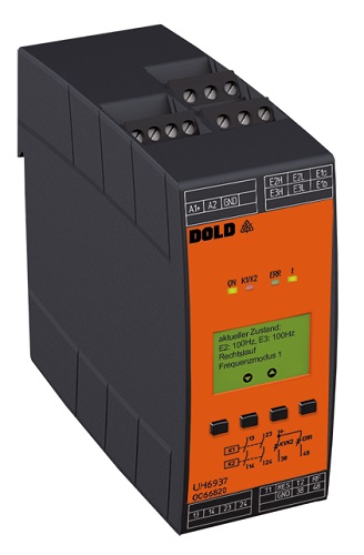 Speed, frequency and direction monitoring with the Dold speed sensor