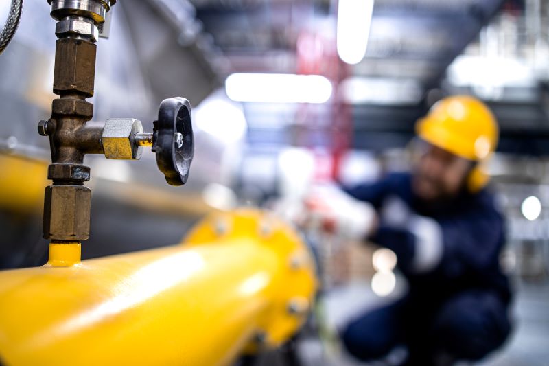 Natural gas is liquified to make storage and transportation safer