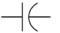 capacitor electrical symbol