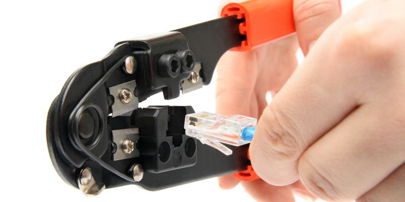 RJ crimper tool