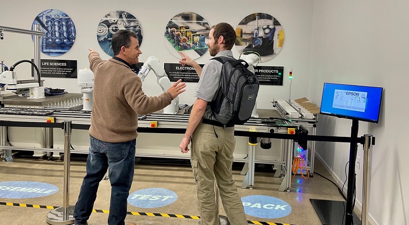 Tour of Epson robotics facility