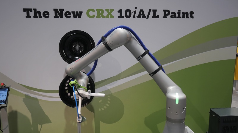 FANUC's new CRX Paint cobot