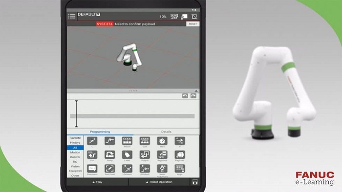 graphical programming for CRX cobot