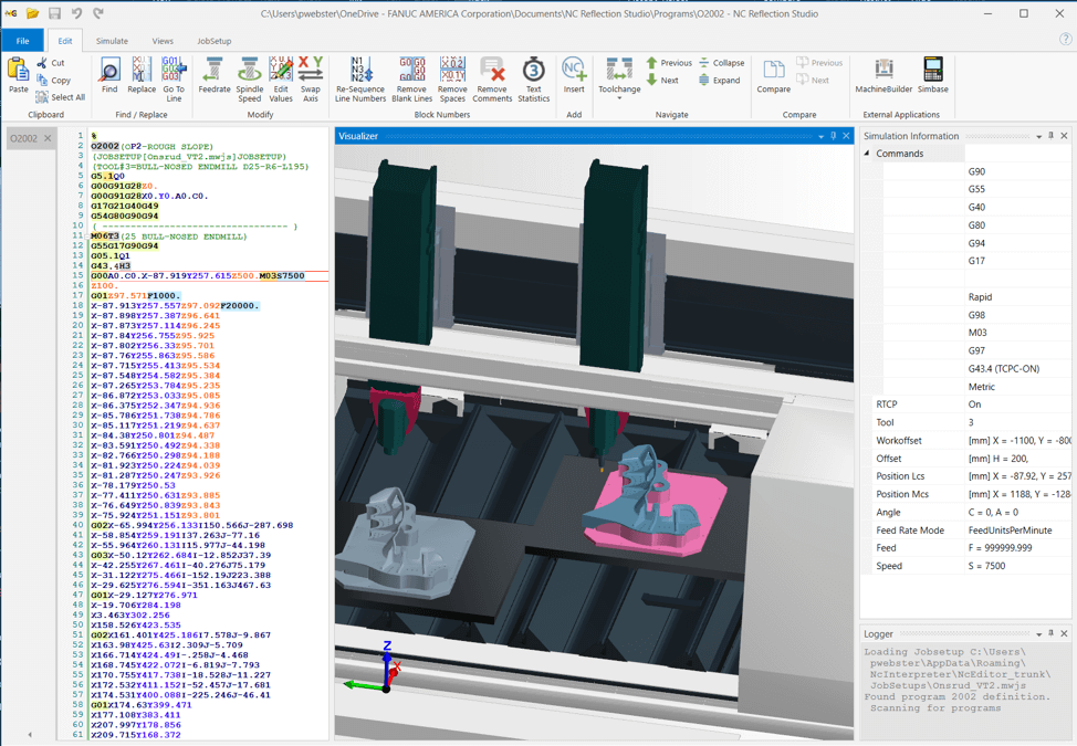 cnc cutting simulation