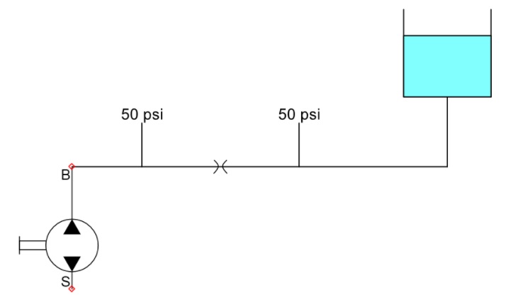 Schematic of no-flow