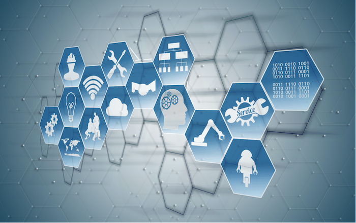 A depiction of an industrial operating system