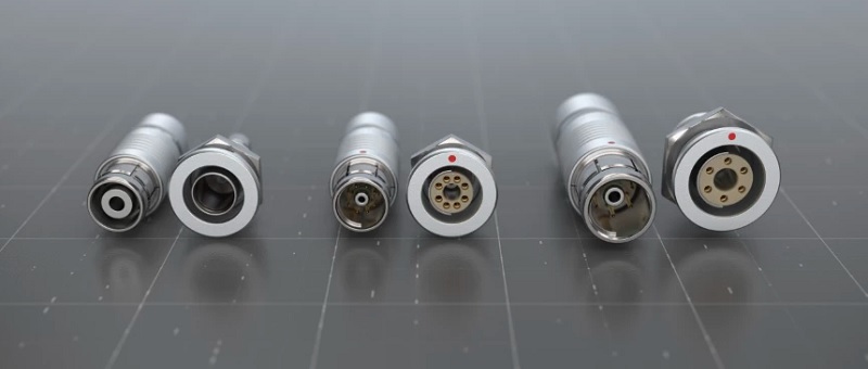 Fischer Connectors' Core connectors illustrate central fluid passageway