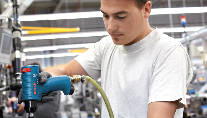 hand-held tools use air power for fast rotation in a small size