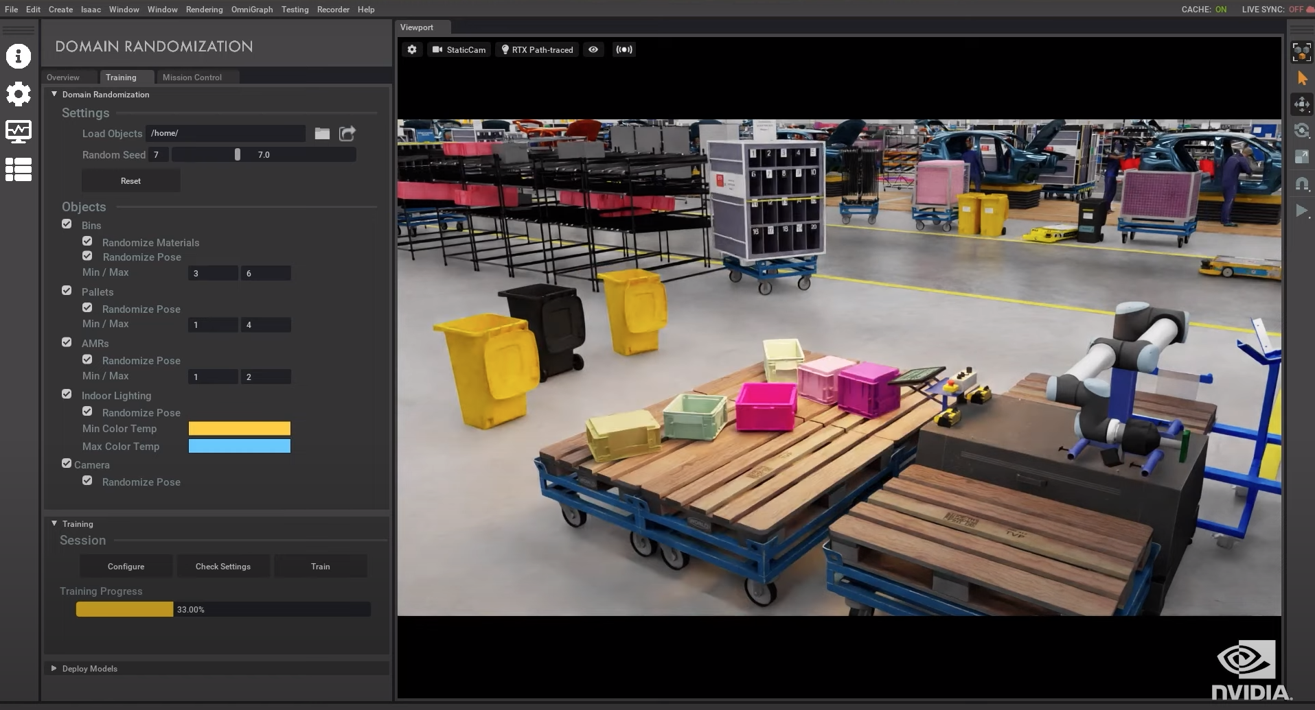 NVIDIA's Isaac Sim Sim2Real for robotics