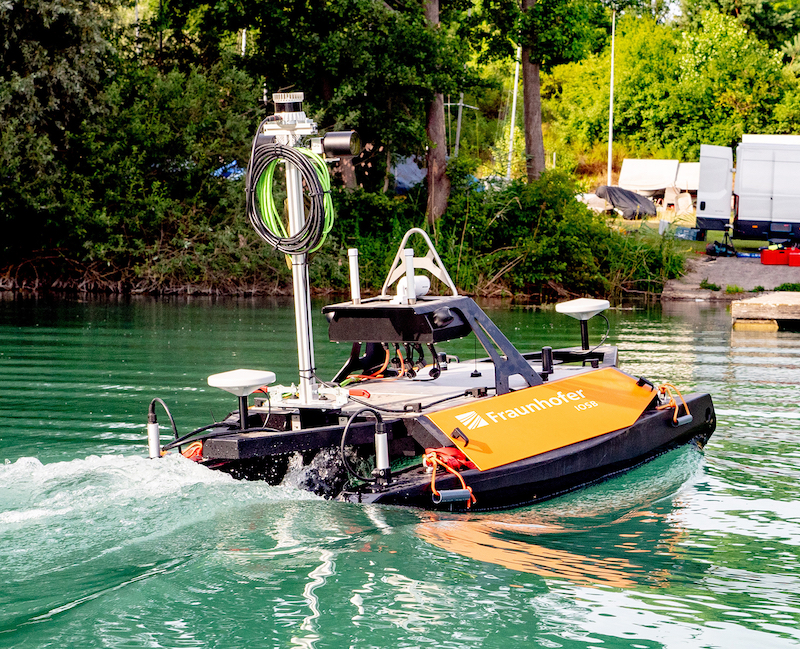 Able to operate autonomously, Fraunhofer’s USV has the potential to significantly reduce the cost of underwater surveying and charting.