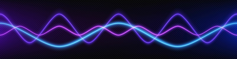 Figure 1. An abstract representation of various signals at different frequencies.