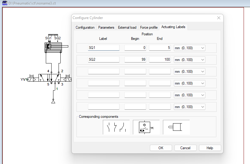 Labeling the prox switches