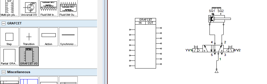Adding the GRAFCET I/O Block