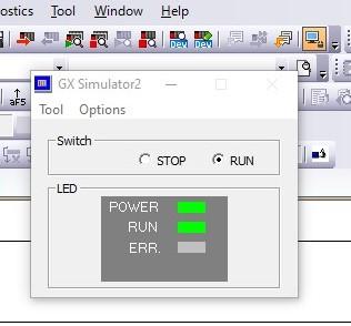 GX Simulator2 PLC mode