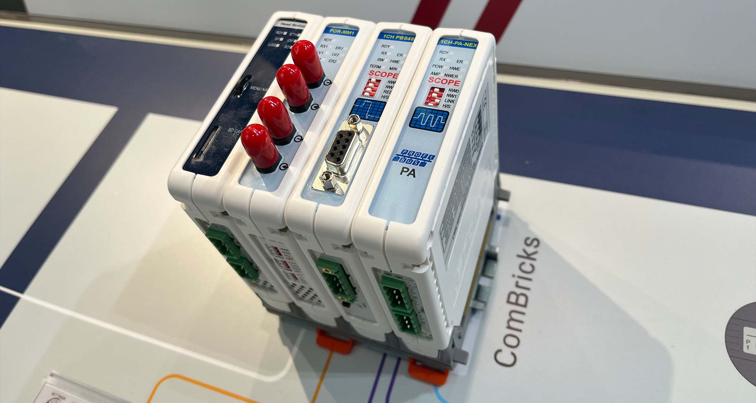 Anybus ComBricks for remotely monitoring PROFIBUS networks, part of Anybus Diagnostics' solutions