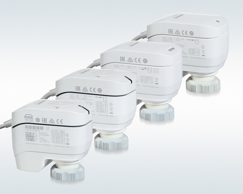 Acvatix room actuator SSA KNX