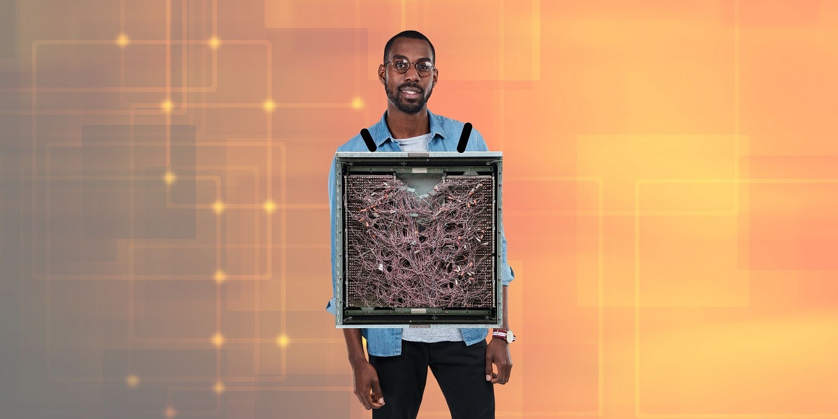 Messy control cabinet costume