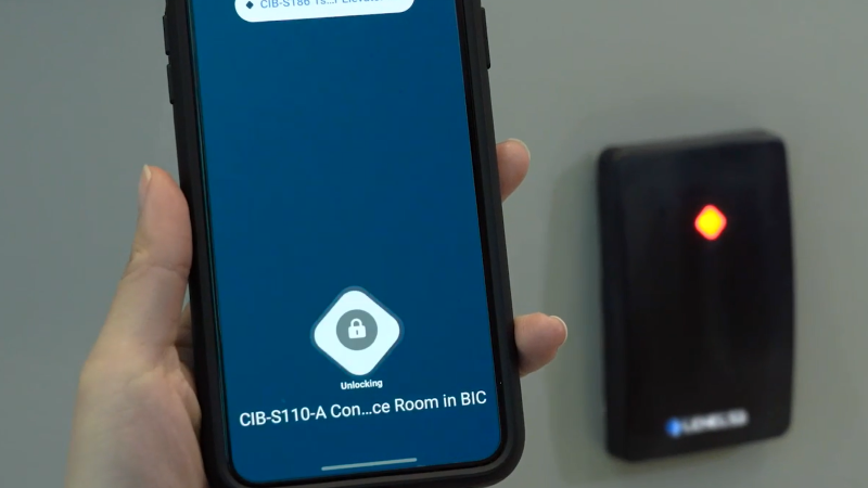 Global Asset Solutions LenelS2 Blue Diamond system demonstrating mobile access control