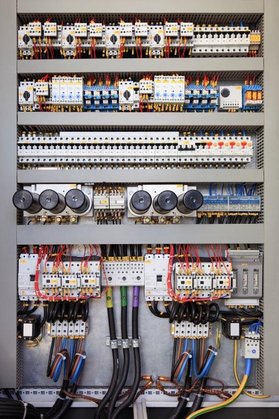 ICP crowded section of control and power elements