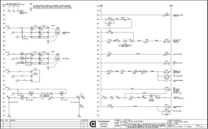 electrical diagram of ICP