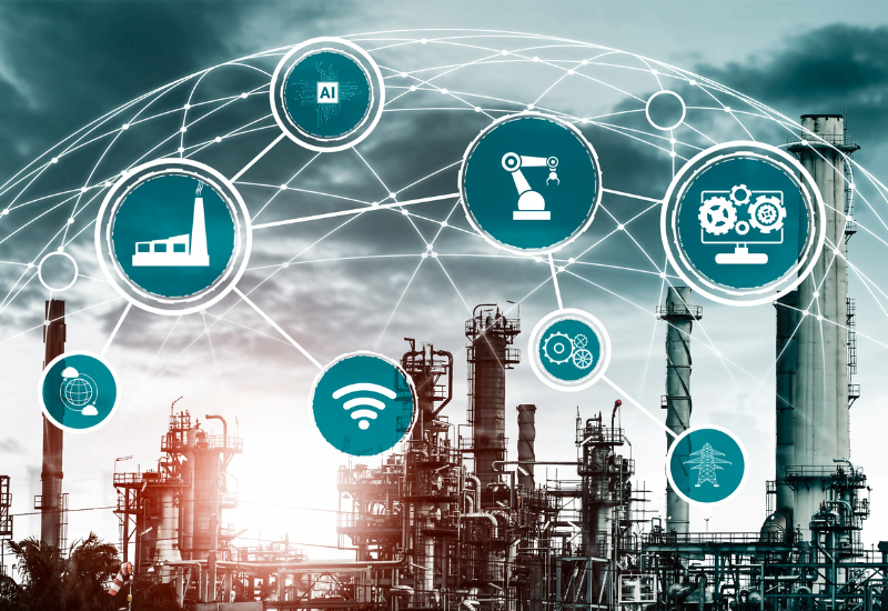 Industrial IoT and Industry 4.0 growing in global market value in industrial sector