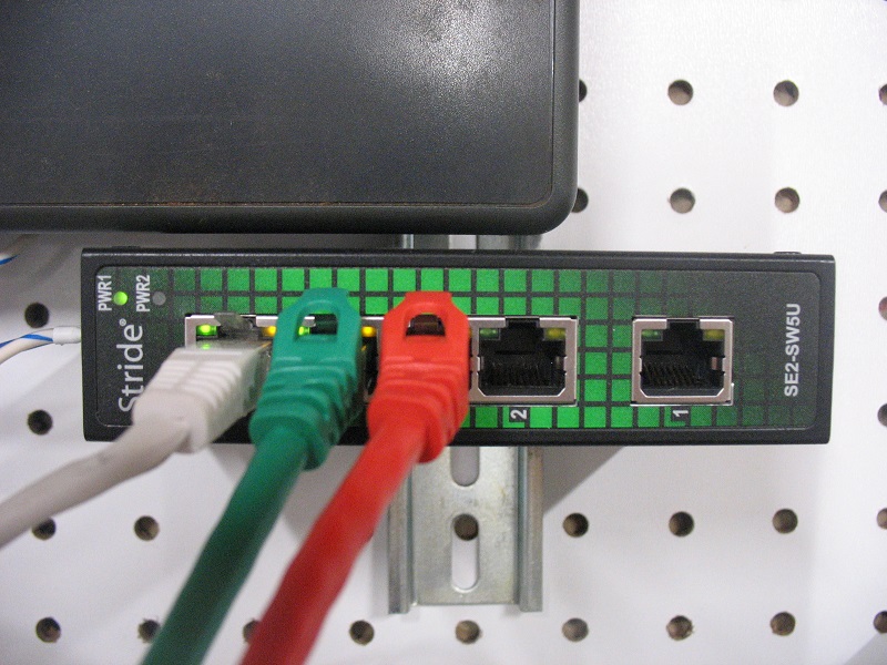 Network switch for multiple devices on a single network