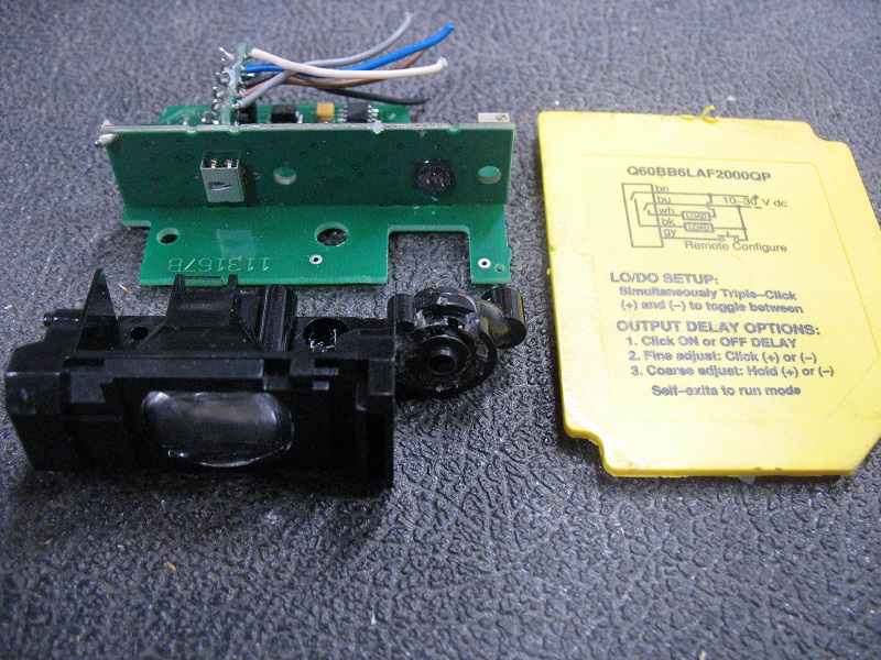 Laser sensor components