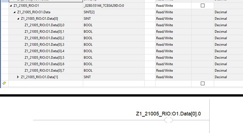 Setting output in IO-Link