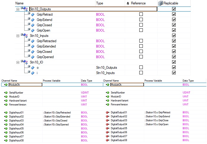 A user-defined data type for mapping IO