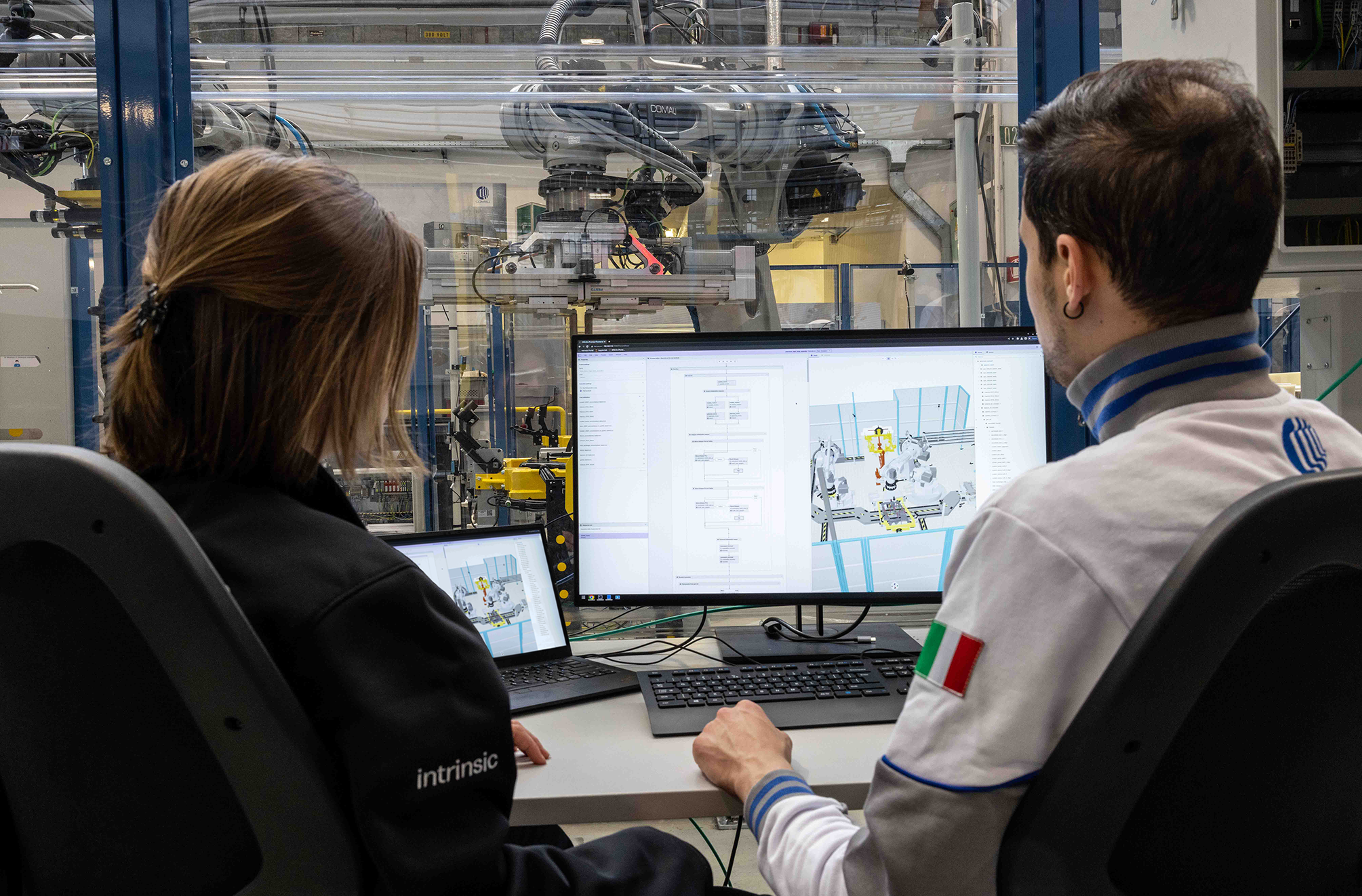 Comau will serve as Intrinsic's first major industrial partner for testing Flowstate