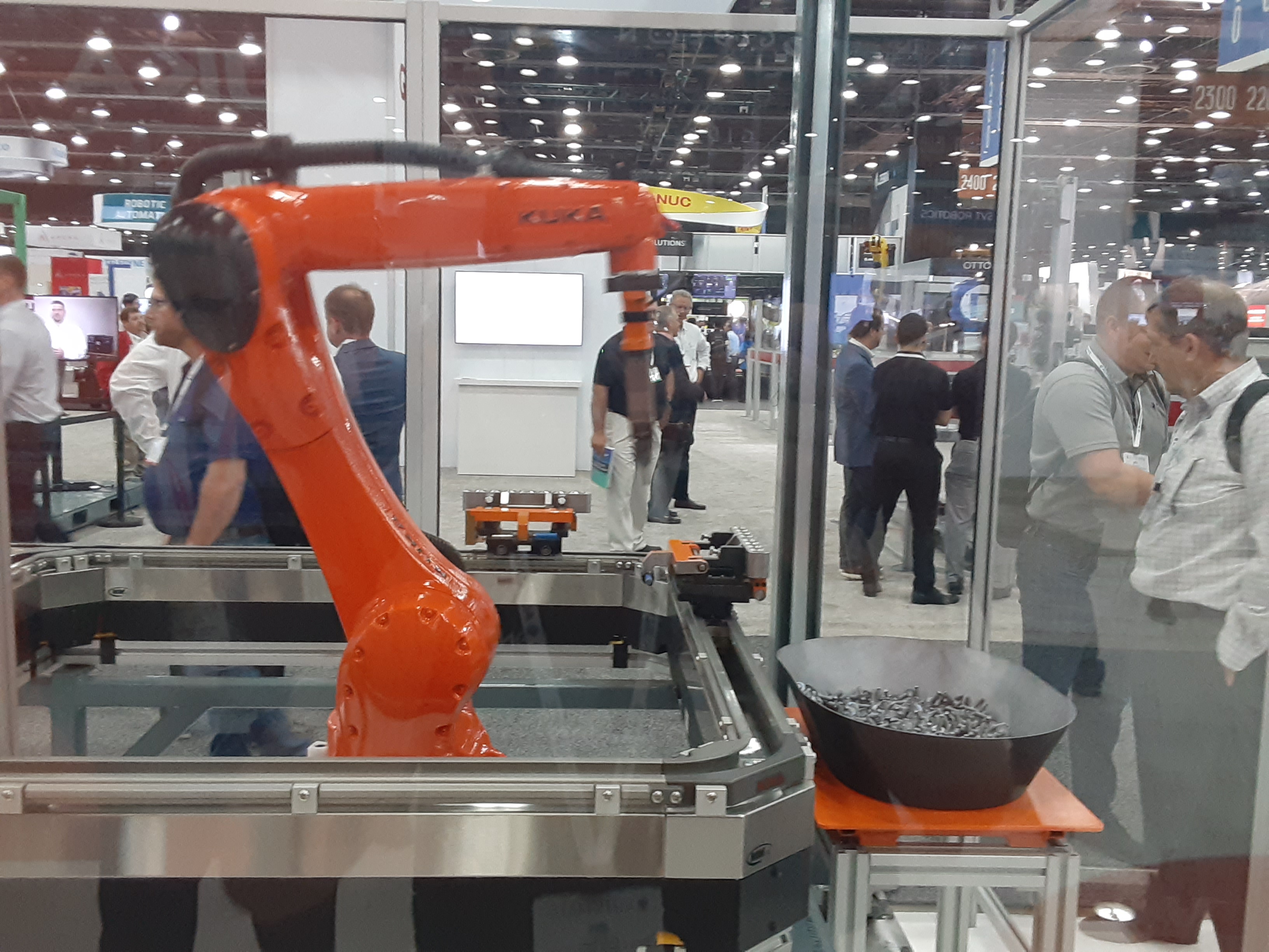 KUKA robot bin-picking application