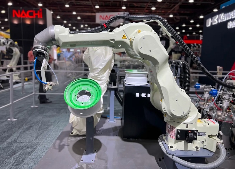 Kawasaki and Durr Systems painting robot
