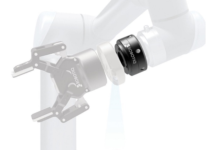 A force torque sensor on a robot