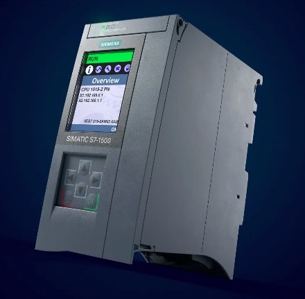 Siemens PLC with a front LCD screen