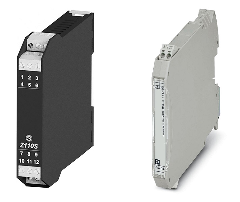 Two examples of loop-powered isolators