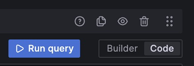 Query code editor