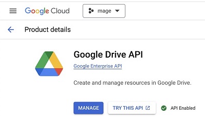 Google API authorization