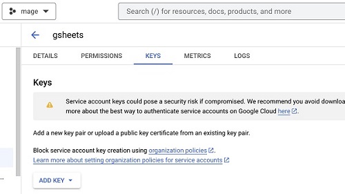 Creating config file in Google Services