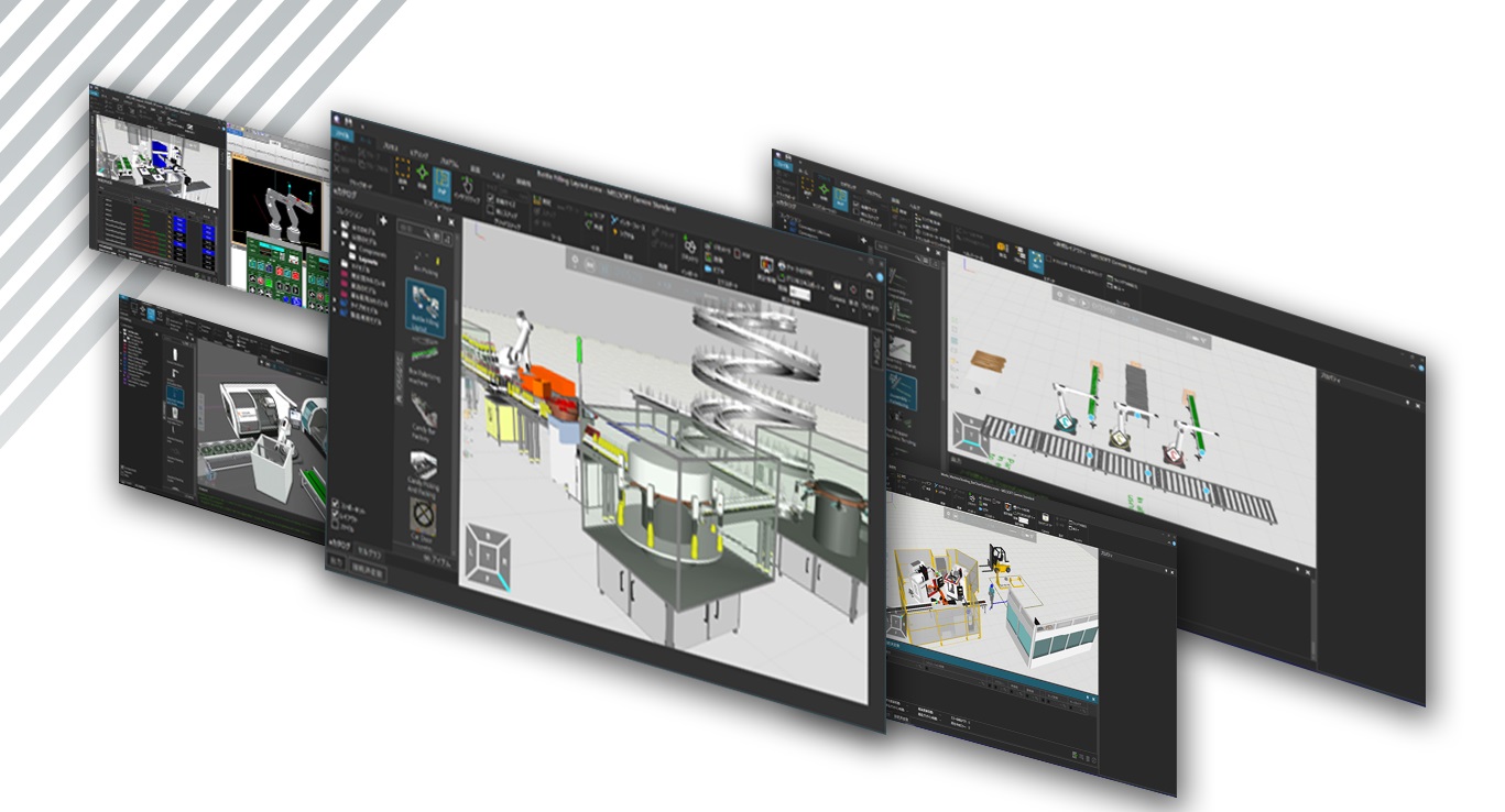 MELSOT Gemini 3D Simulator software for design phase