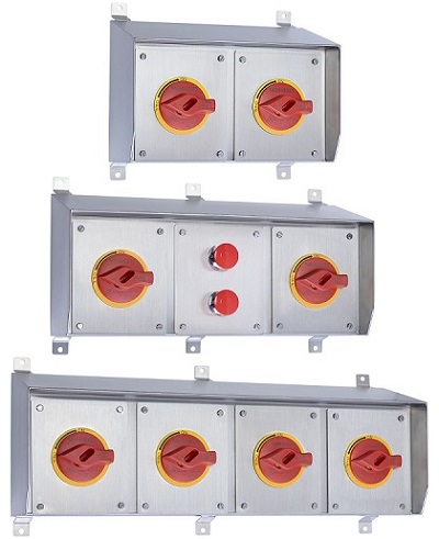 Assemblies of pre-configured switch housings