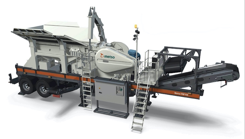 The Metso NW106 plant built around the Nordberg C106 jaw crusher.jpg