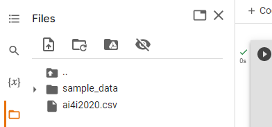 Upload file Google Colab