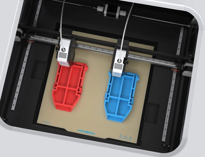 Mingda 3D printer with dual extruders