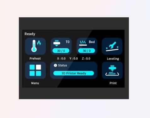 Mingda printer HMI