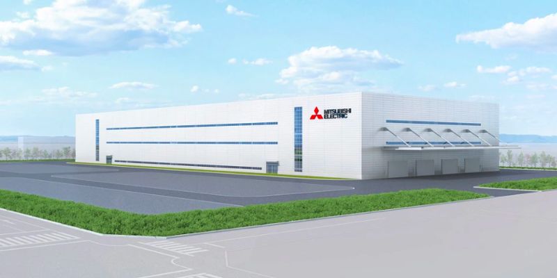 Mitsubishi Electric plant in Owariasahi City in Japan