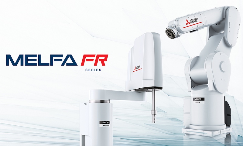 Mitsubishi Electric's MELFA FR series of industrial robots