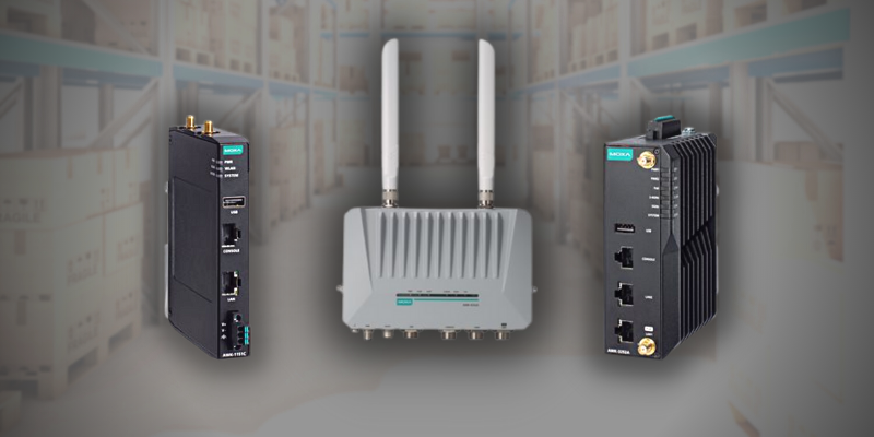 Moxa's latest additions to their AWK series of AP/bridge/client devices