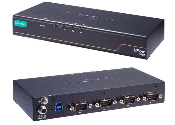 Front and back view of the new protocol converter